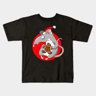 christmas rat Kids T-Shirt